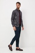 Medicine koszula męska kolor multicolor slim z kołnierzykiem klasycznym