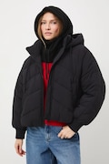 Medicine geaca culoarea negru, de iarna, oversize
