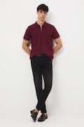 Medicine tricou polo culoarea bordo, neted