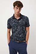 Medicine polo de bumbac culoarea negru, modelator