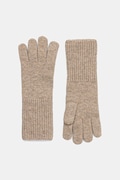 Medicine rękawiczki damskie kolor beżowy