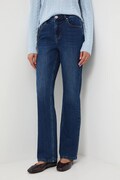 Jeansy damskie straight gładkie kolor niebieski RW25-SJD801