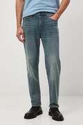 Jeansy męskie tapered z efektem sprania kolor niebieski RW25-SJM405