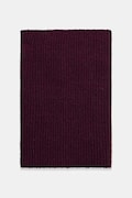 Medicine fular impletit culoarea bordo, neted