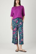 Medicine pantaloni culoarea verde, lat, high waist
