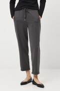 Medicine spodnie damskie kolor szary fason chinos medium waist