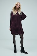 Medicine rochie culoarea bordo, mini, oversize