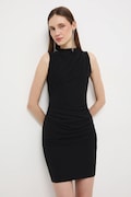 Medicine sukienka kolor czarny mini dopasowana