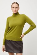 Medicine sweter damski kolor zielony lekki z golfem