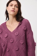 Medicine pulover culoarea violet