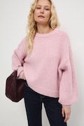 Medicine sweter damski kolor różowy ciepły