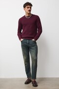 Medicine sweter męski kolor bordowy