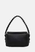 Kabelka z ekologickej kože čierna farba RW25-TODB06
