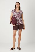 Medicine tricou din bumbac culoarea bordo