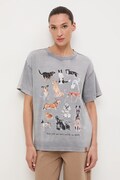 Medicine t-shirt bawełniany damski kolor szary