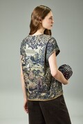 Medicine t-shirt damski kolor brązowy