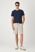 Medicine tricou culoarea albastru marin, neted