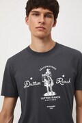 Medicine t-shirt bawełniany męski kolor szary z nadrukiem