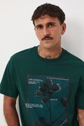 Medicine t-shirt bawełniany męski kolor zielony z nadrukiem