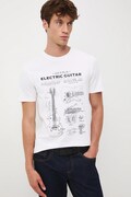 Medicine t-shirt bawełniany męski kolor biały z nadrukiem