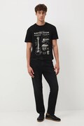 Medicine t-shirt bawełniany męski kolor czarny z nadrukiem