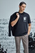 Medicine t-shirt bawełniany męski kolor czarny z nadrukiem