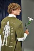 Medicine t-shirt bawełniany męski kolor zielony z nadrukiem