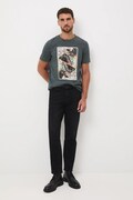 Medicine t-shirt bawełniany męski kolor zielony z nadrukiem