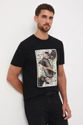 Medicine t-shirt bawełniany męski kolor czarny z nadrukiem