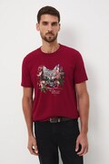 Medicine t-shirt bawełniany męski kolor czerwony z nadrukiem