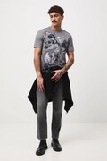 Medicine t-shirt męski kolor szary wzorzysty