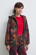 Bluza rozpinana z kapturem damska bawełniana brązowa RW26-BLD030