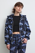 Bluza rozpinana z kapturem damska bawełniana czarna RW26-BLD030