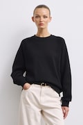 Bluza damska bawełniana gładka czarna RW26-BLD050