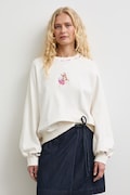 Bluza damska bawełniana z elastanem beżowa RW26-BLD102