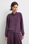 Bluza rozpinana damska z modalem gładka fioletowa RW26-BLD401