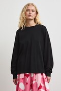 Medicine longsleeve damski bawełniany czarny