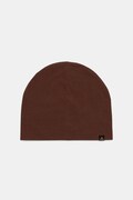 Medicine czapka beanie damska z bawełną brązowa