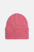 Medicine czapka beanie damska z wełną różowa