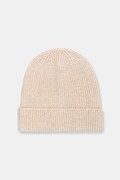 Medicine czapka beanie damska z wełny merino beżowa