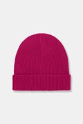 Medicine czapka beanie damska z wełny merino różowa
