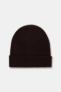 Medicine czapka beanie damska z wełny merino brązowa