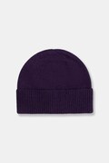 Medicine czapka beanie damska wełniana fioletowa