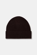 Medicine czapka beanie męska z wełny merino brązowa