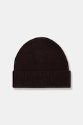 Medicine czapka beanie męska z wełny merino brązowa