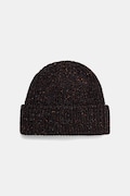 Medicine czapka beanie męska z dodatkiem wełny brązowa