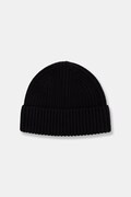 Czapka beanie męska bawełniana czarna RW26-CDM709