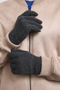 Mănuși pentru bărbați din lână merino gri RW26-REM700