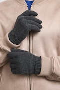 Mănuși pentru bărbați din lână merino gri RW26-REM700