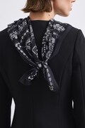 Medicine bandana damska z wiskozy czarna
